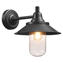 Epping Brass & Glass Outdoor Wall Light